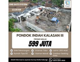 Dijual Rumah Modern Dalam Cluster One Gate System Di Sleman Timur - Sleman