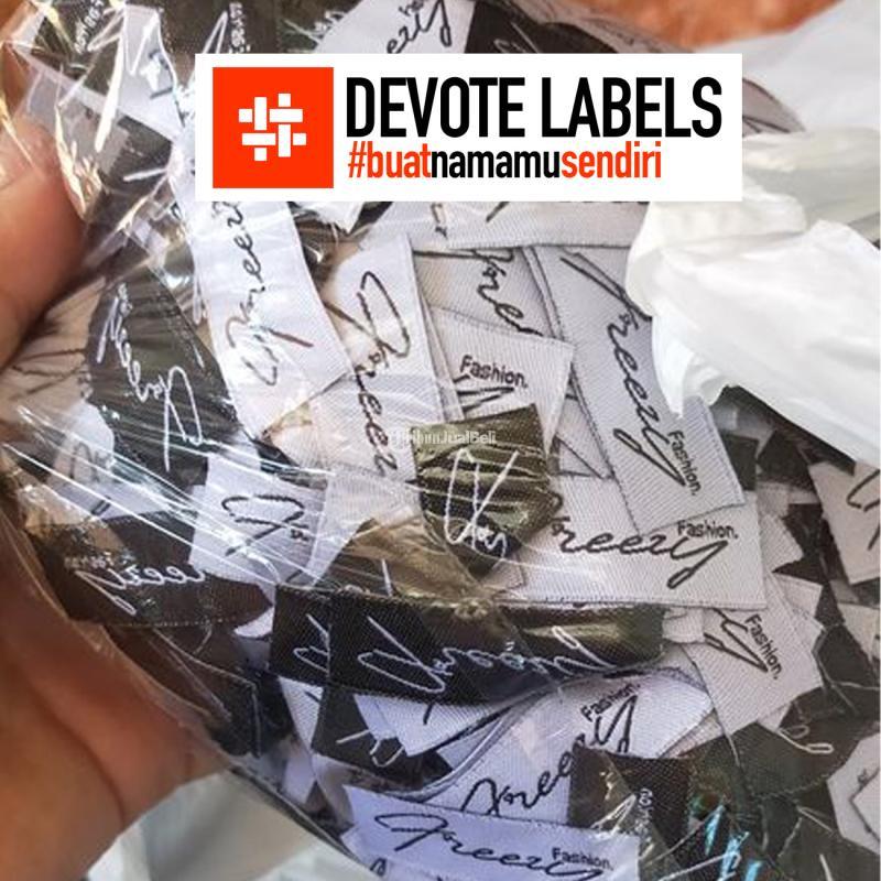 Jasa Produksi Label Woven Damask Devotelabels - Sinjai