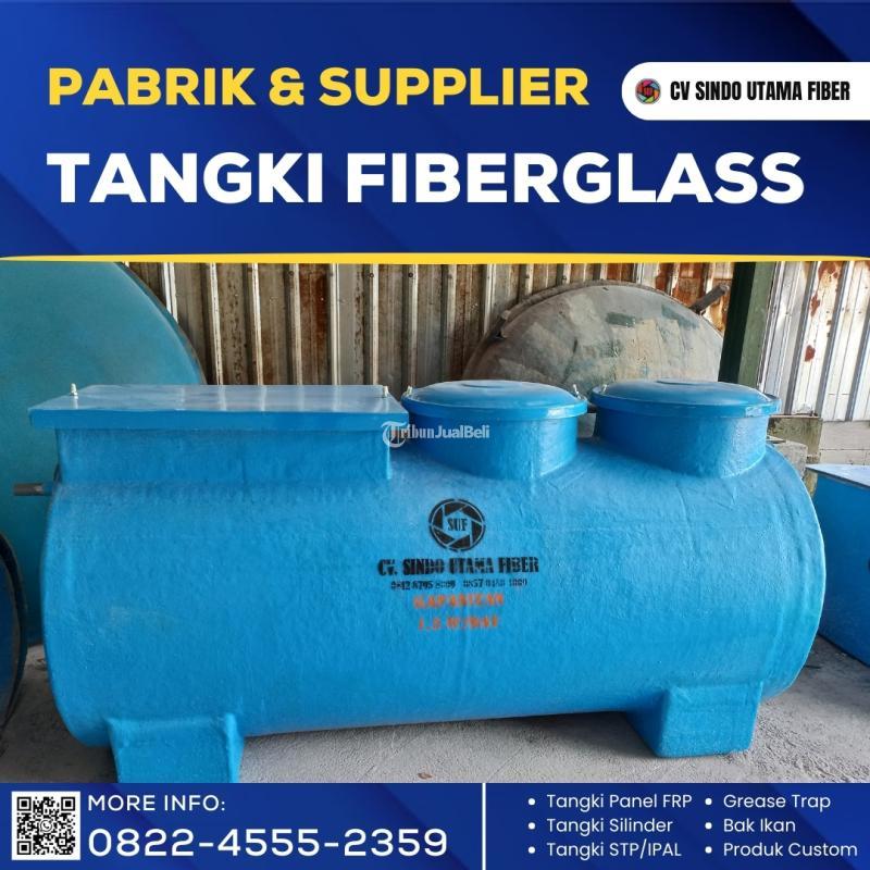 Tangki Fiberglass Silinder Bulat Air Bersih, Tugas Kami - Ponorogo