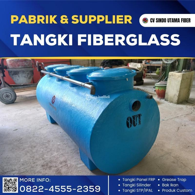Tangki Fiberglass Silinder Bulat Air Bersih, Tugas Kami - Ponorogo