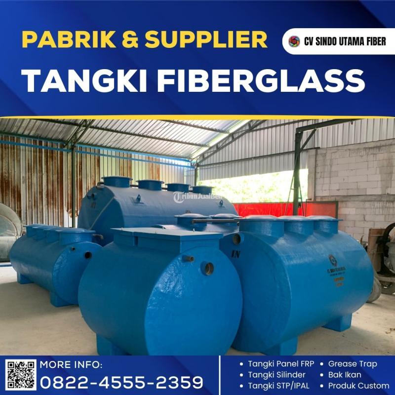 Tangki Fiberglass Silinder Bulat Air Bersih, Tugas Kami - Ponorogo