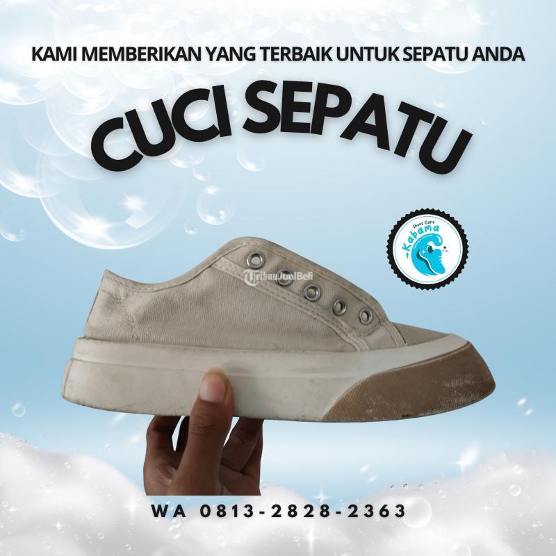Kabama Shoescare Malang  Cuci Sepatu Putih Kulit  Sneakers Pria Wanita - Malang Kota