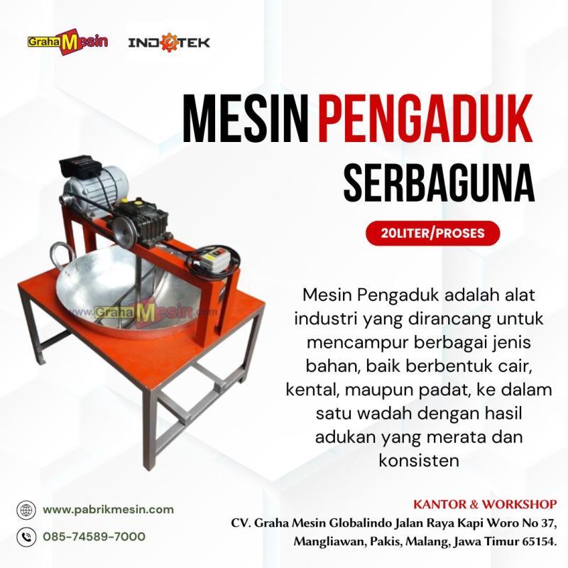 Terbaik Alat Mesin Serbaguna Pengaduk Wajan  Perebus Rempah - Rempah  Graha - Malang