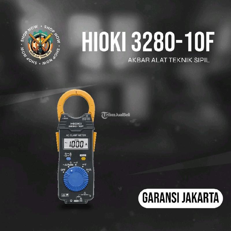 Hioki 3280-10F Digital AC Clamp Meter 1000A Tang Ampere Profesional Akurasi - Jakarta Barat