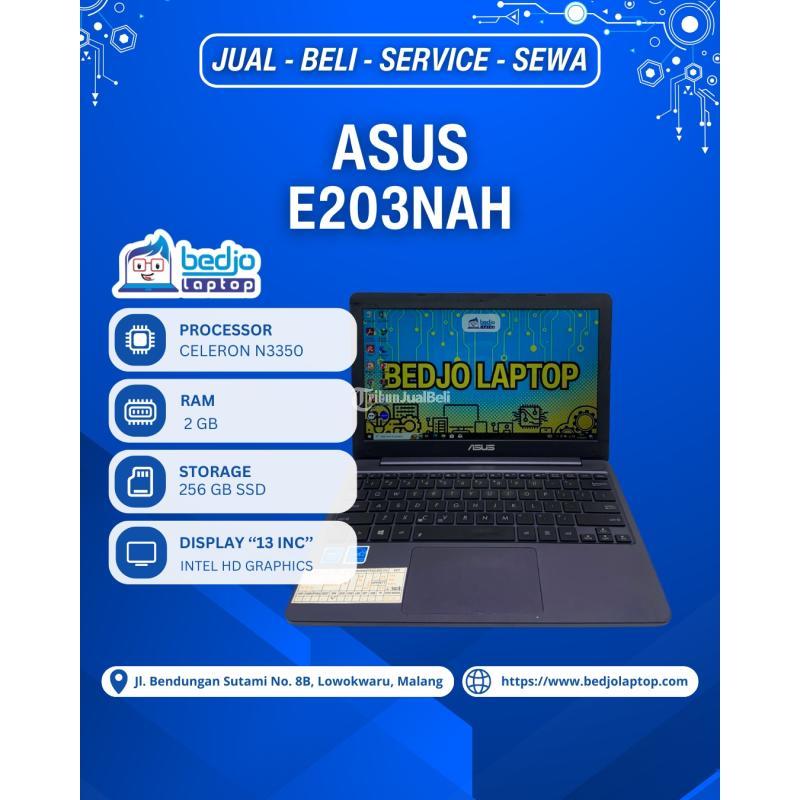 Laptop Second ASUS E203NAH SSD 256GB - Malang