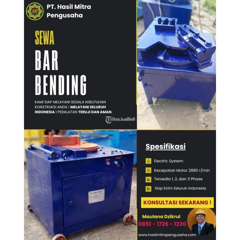 Sewa Bar Bender 6-32mm, Alat Pembengkok Besi, Pariaman - Sumatera Barat