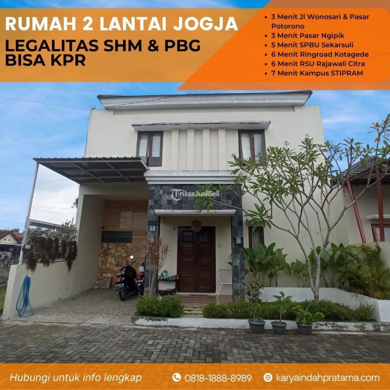 Dijual Rumah 2 Lantai Banguntapan Siap Bangun Dekat Stipram Kotagede,Gedong Kuning SHM - Bantul