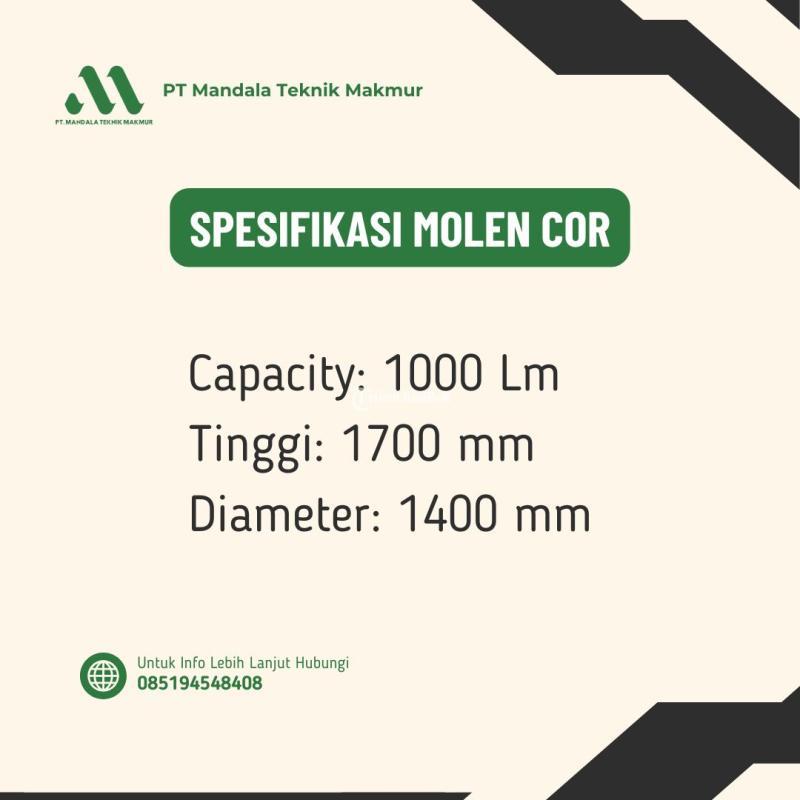 Jasa Sewa Alat Molen Cor, Terpercaya Seluruh Indonesia - Cimahi