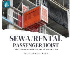 Sewa Passenger Hoist, Lift Penumpang  1-4 Ton - Tangerang