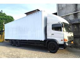 Dijual Truk Bekas, Hino Tronton 6x2 Box Besi, Tahun 2019, Box Ranger Lohan, Mulus, Ban Baru, Murah - Jakarta Utara