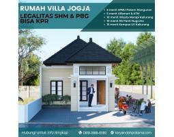 Dijual Rumah Villa Dekat Kampus UII Kaliurang Sleman Bisa KPR Free Gazebo SHM - Sleman