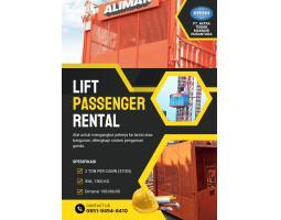 Sewa Lift Barang Lift Passenger Proyek Gedung - Bogor