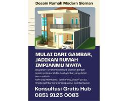 jasa gambar rumah terdekat Sleman - Bantul