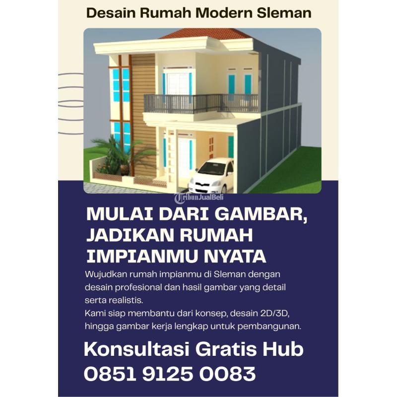 jasa gambar rumah terdekat Sleman - Bantul