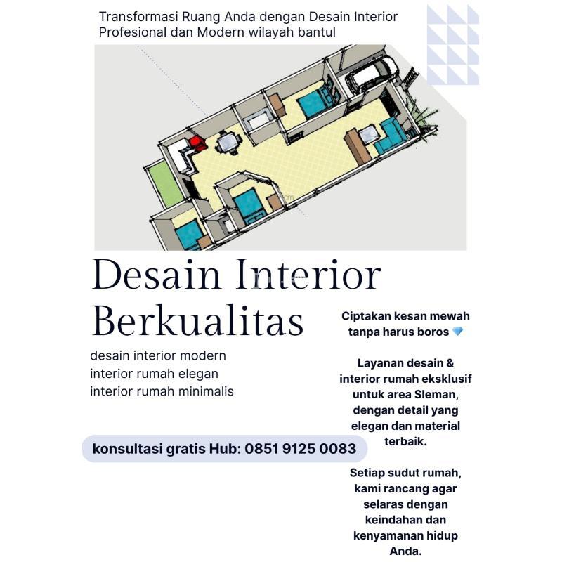 Jasa Desain Interior Terbaik - Bantul