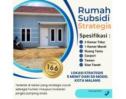 Dijual Rumah Subsidi Modern Minimalis di Tlogowaru Tipe 30 2KT 1KM SHGB - Malang 