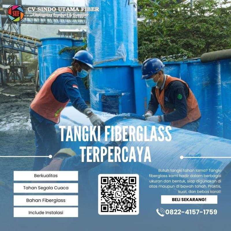 Fiberglass Profesional Tangki Silinder Fiberglass - Gunungkidul