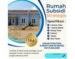 Dijual Rumah Subsidi di Tajinan Tipe 30 2KT 1KM Legalitas SHM - Malang 