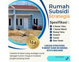 Dijual Rumah Subsidi Tipe 30 2KT 1KM Legalitas SHM - Malang 