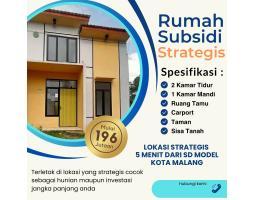 Dijual Rumah Subsidi Dekat RSUD Tipe 30 2KT 1KM SHGB - Malang 