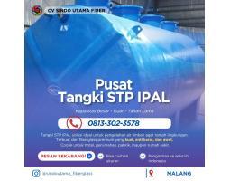 Produsen Tangki Fiberglass untuk Sistem Pengolahan Limbah Cair - Malang