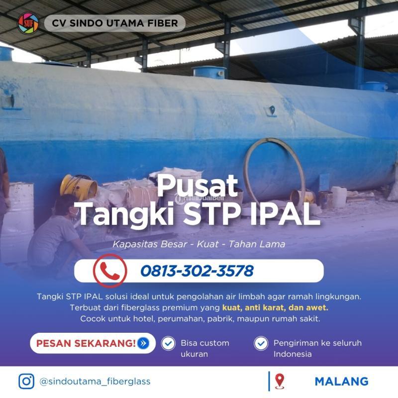 Produsen Tangki Fiberglass untuk Sistem Pengolahan Limbah Cair - Malang