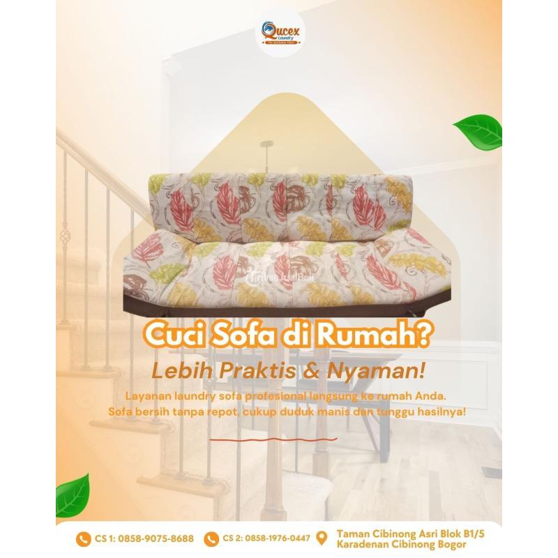 Laundry Sofa Bambu Kuning - Bogor