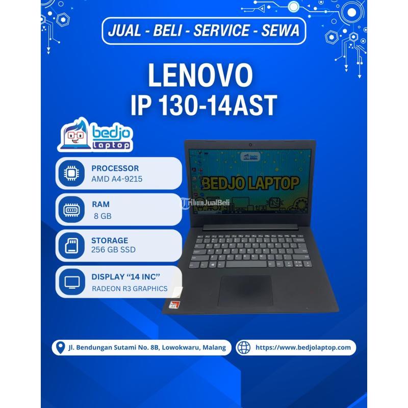 Laptop Lenovo IP 130-14AST Second RAM 8 GB - Malang