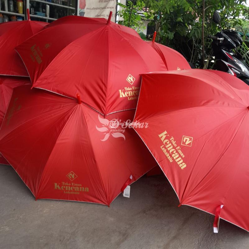 Payung Polos Premium untuk Cetak - Kuningan 