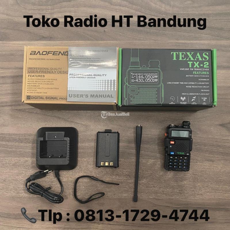 Dijual HT Dualband VHF UHF, Kondisi Baru, Komunikasi Jarak Jauh Super Jernih - Bandung