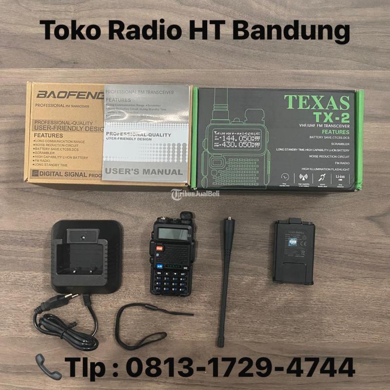 Dijual HT Dualband VHF UHF, Kondisi Baru, Komunikasi Jarak Jauh Super Jernih - Bandung