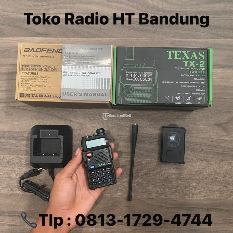Dijual HT Dualband VHF UHF, Kondisi Baru, Komunikasi Jarak Jauh Super Jernih - Bandung