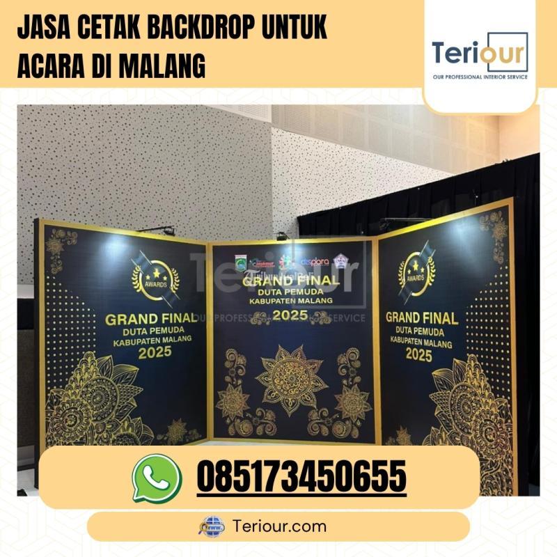 Jasa Cetak Backdrop Untuk Acara - Malang