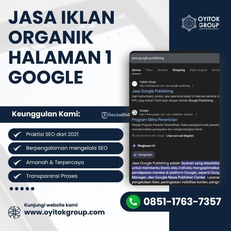 Jasa Iklan Organik Halaman 1 Google - Malang Kota