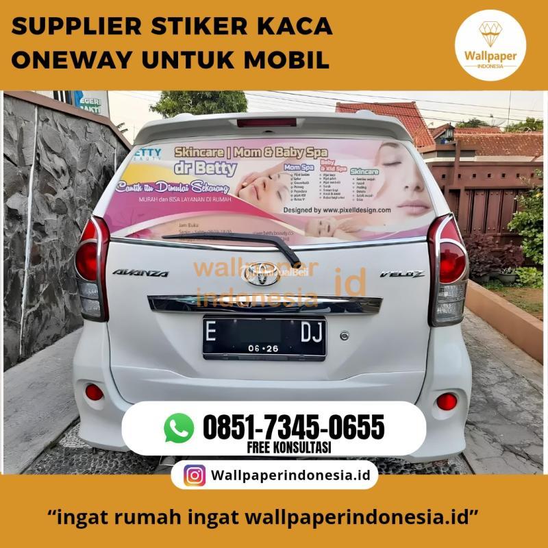 Supplier Stiker Kaca Oneway Untuk Mobil - Malang Kota