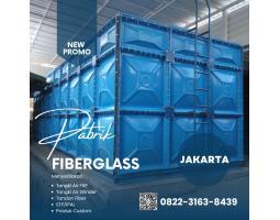 Tangki Plat Fiberglass Menampung Air Dengan Setia - Makassar