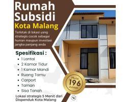 Jual Rumah Subsidi Tipe 30 Murah di Tajinan Dekat Sd Internasional Harga 166 Juta - Malang
