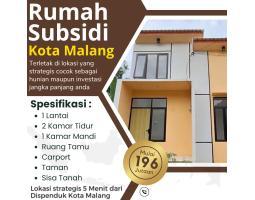 Jual Rumah Tipe 30 Baru Deket Dengan Fasilitas Publik Lokasi Tajinan - Malang