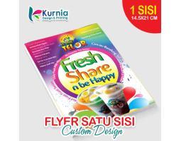 Cetak Brosur Murah A5 - 1 Sisi Costume Free Desain - Sidoarjo