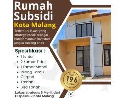 Jual Rumah Tipe 30 Subsidi Siap Huni Terletak Di Lokasi Terbaik Deket Kemana Kemana - Malang