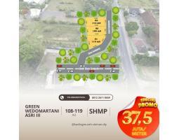 Promo Tanah Kavling 119 m2 Harga 3,75 Juta Permeter, Di Timur Jakal Km 9 - Sleman