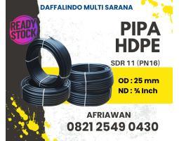 Pipa HDPE PN16 Ukuran 25mm. Cocok Untuk Instalasi Air Rumah Dan Industri - Jakarta Timur