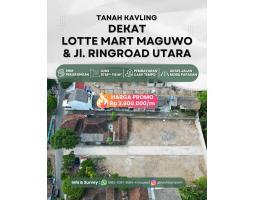 Dijual Tanah Dekat Lotte Mart Maguwo dan Ringroad Utara SHM - Sleman 