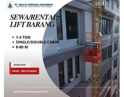 Sewa Lift Barang, Lift Material 1-4 Ton - Jakarta Selatan