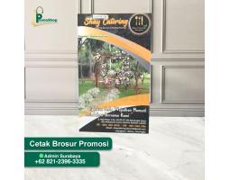 Tempat Cetak Brosur Terdekat Harga Pamflet Makanan Termurah - Surabaya