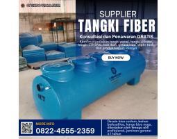 Tangki Fiberglass Silinder Bulat Tanam, Air Tetap Aman - Salatiga