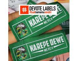 Jasa Produksi Label Woven Damask - Barru