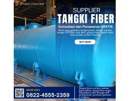 Tangki Fiberglass Silinder Bulat Vertikal, Solusi Hemat Tempat - Semarang