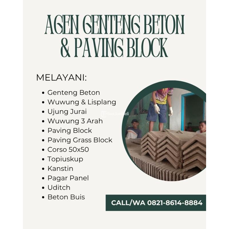 Penawaran Menarik Genteng Beton Press Terbaru - Malang