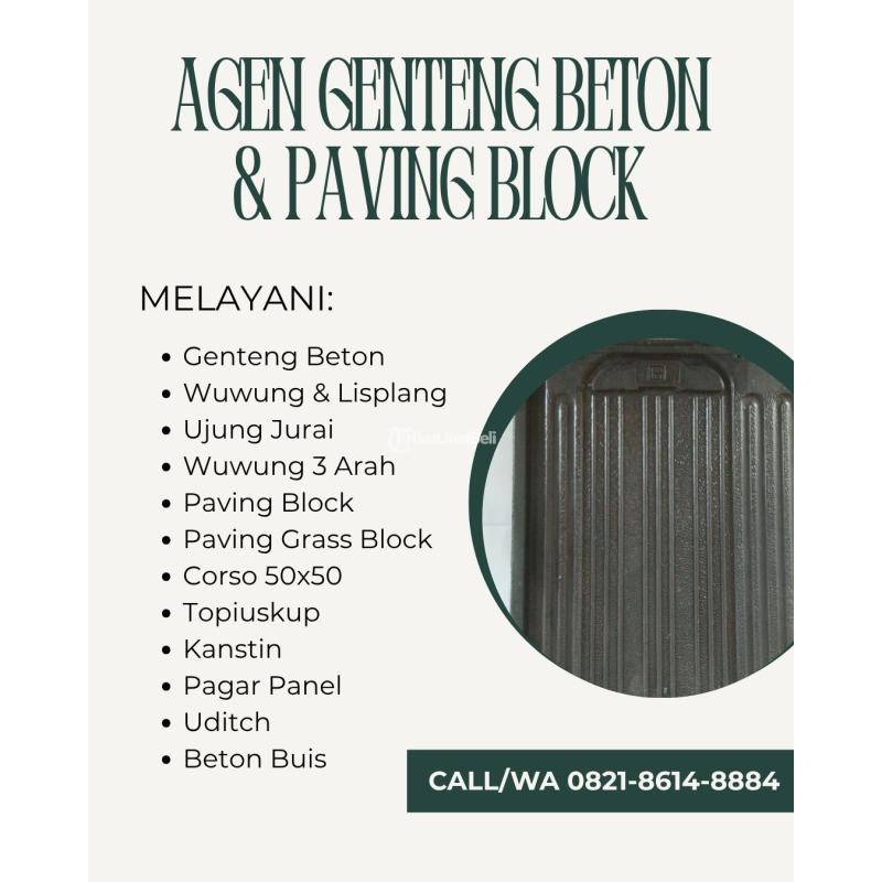 Penawaran Menarik Genteng Beton Press Terbaru - Malang